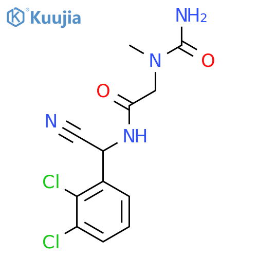 2-[carbamoyl(methyl)amino]-N-[cyano(2,3-dichlorophenyl)methyl]acetamide structure