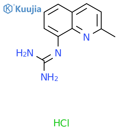 N-(2-methylquinolin-8-yl)guanidine hydrochloride structure
