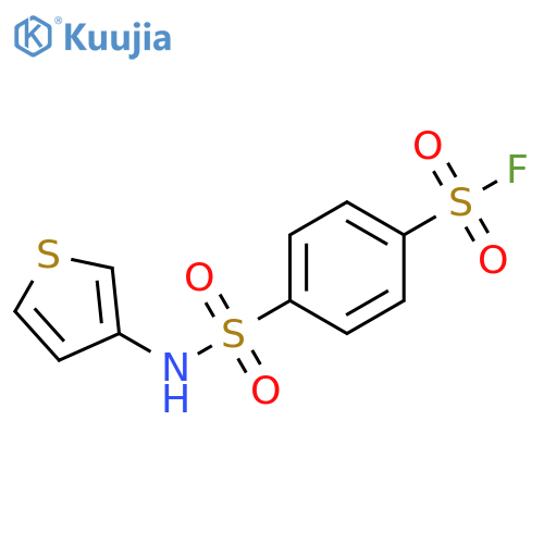4-[(3-Thienylamino)sulfonyl]benzenesulfonyl fluoride structure
