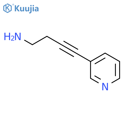 3-Butyn-1-amine,4-(3-pyridinyl)- structure