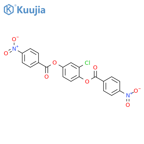 2-chloro-4-[(4-nitrobenzoyl)oxy]phenyl 4-nitrobenzoate structure