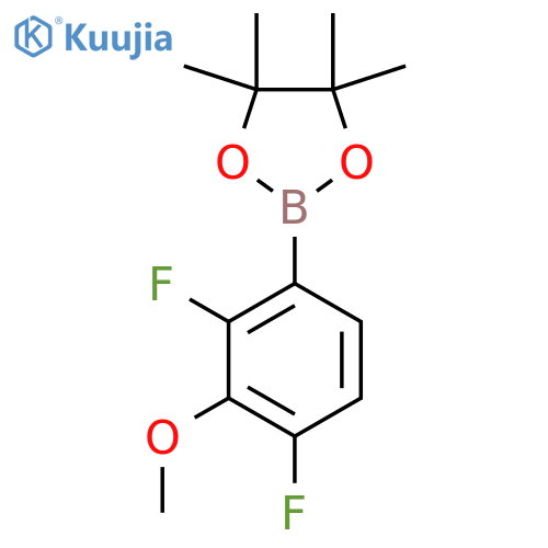 2-(2,4-Difluoro-3-methoxyphenyl)-4,4,5,5-tetramethyl-1,3,2-dioxaborolane structure