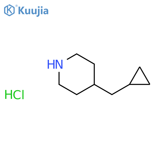 4-(Cyclopropylmethyl)piperidine hydrochloride structure