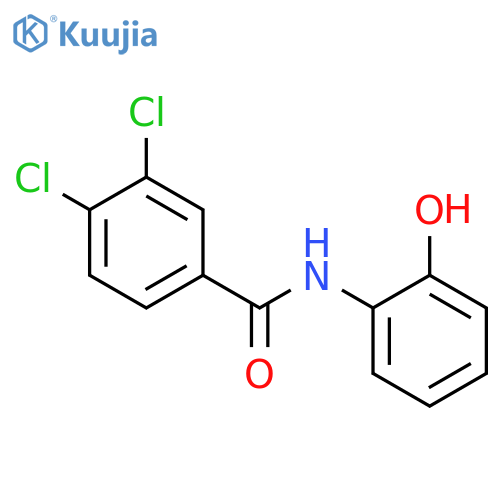 3,4-dichloro-n-(2-hydroxyphenyl)benzamide structure