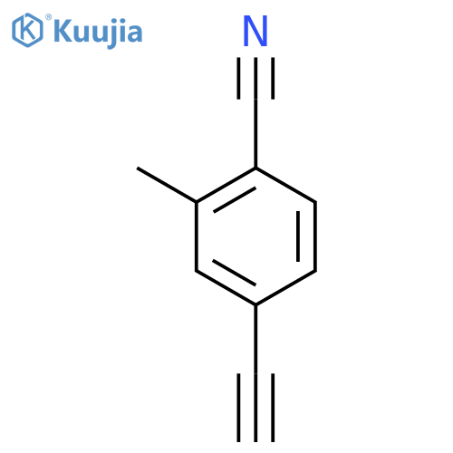 4-Ethynyl-2-methylbenzonitrile structure
