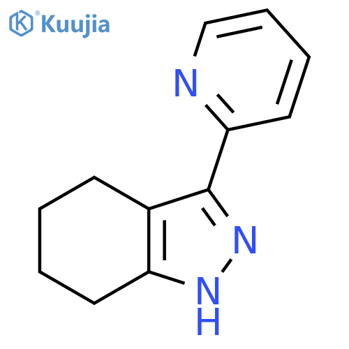 3-(pyridin-2-yl)-4,5,6,7-tetrahydro-1H-indazole structure