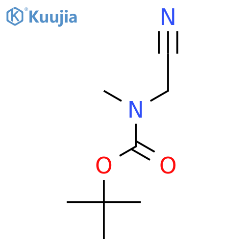 2-(N-BOC-N-Methylamino)acetonitrile structure