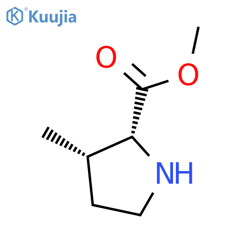 D-Proline, 3-methyl-,methyl ester, cis- (9CI) structure