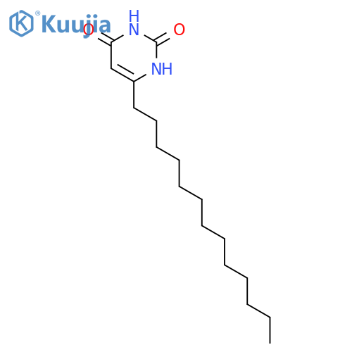 2,4(1H,3H)-Pyrimidinedione, 6-tridecyl- structure