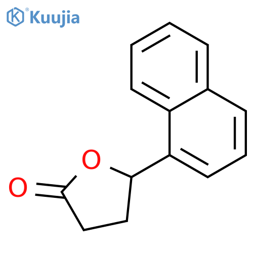 Dihydro-5-(1-naphthalenyl)-2-furanone structure