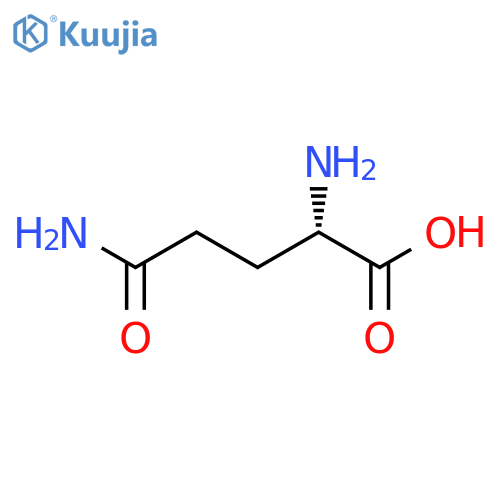 L-GLUTAMINE (2-13C, 99%) structure