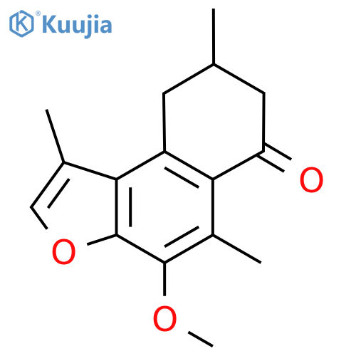 4-Methoxy-1,5,8-trimethyl-8,9-dihydro-7H-benzo[e][1]benzofuran-6-one structure