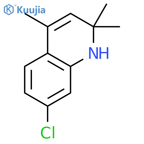 QUINOLINE, 7-CHLORO-1,2-DIHYDRO-2,2,4-TRIMETHYL- structure