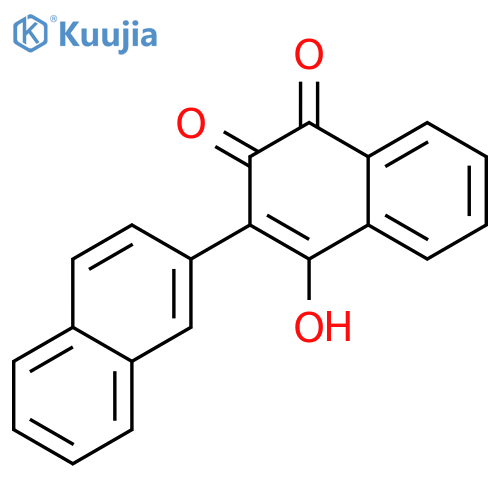 [2,2'-Binaphthalene]-1,4-dione,3-hydroxy- structure