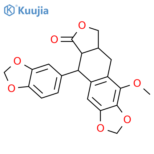 2,7'-Cyclo-3',4,4',5,6-pentahydroxy-8,8'-lignan-9',9-olide; (7'R,8R,8'R)-form, 3',4':4,5-Bis(methylene), 6-Me ether structure