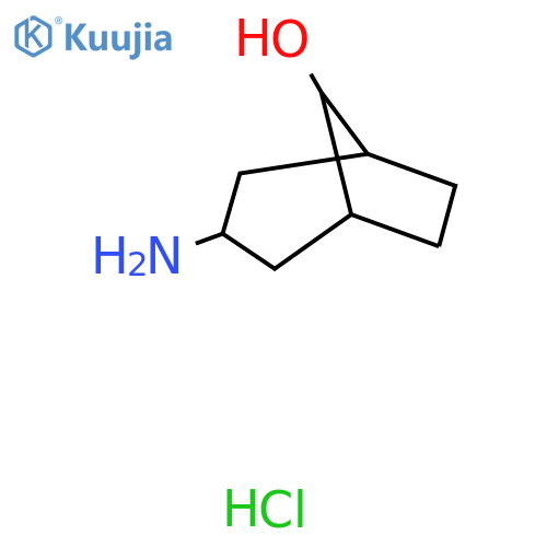 3-aminobicyclo[3.2.1]octan-8-ol;hydrochloride structure