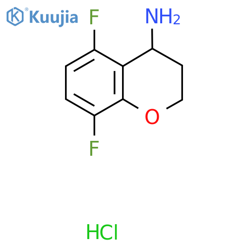 5,8-Difluorochroman-4-amine hydrochloride structure