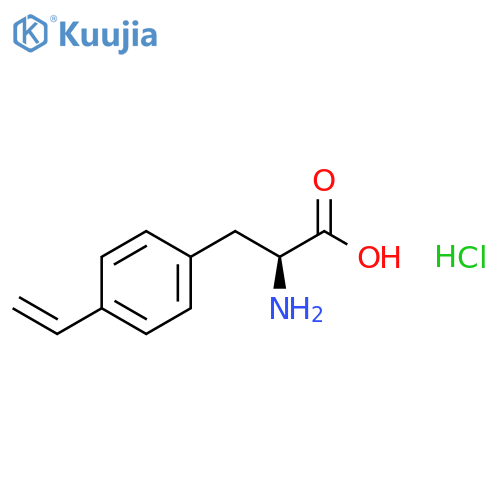 (S)-2-Amino-3-(4-vinylphenyl)propanoic acid hydrochloride structure