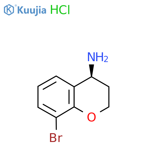 (4S)-8-bromochroman-4-amine;hydrochloride structure