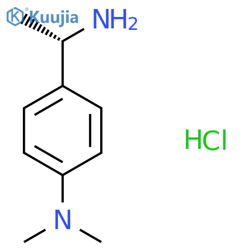 (S)-4-(1-Aminoethyl)-N,N-dimethylaniline hydrochloride structure