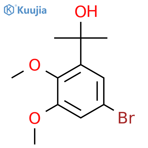 2-(5-Bromo-2,3-dimethoxyphenyl)propan-2-ol structure