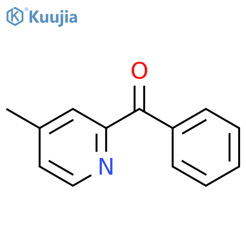 Methanone, (4-methyl-2-pyridinyl)phenyl- structure