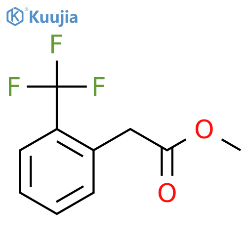 Methyl 2-(2-(trifluoromethyl)phenyl)acetate structure