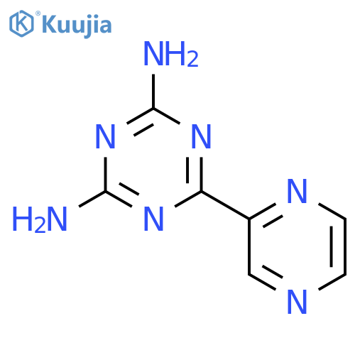 1,3,5-Triazine-2,4-diamine,6-(2-pyrazinyl)- structure
