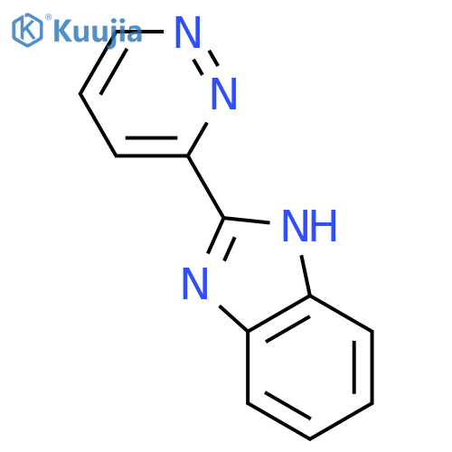 1H-Benzimidazole,2-(3-pyridazinyl)- structure