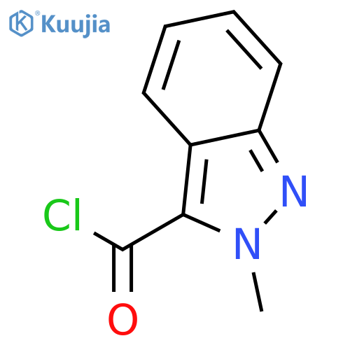 2-Methyl-2H-indazole-3-carbonyl chloride structure
