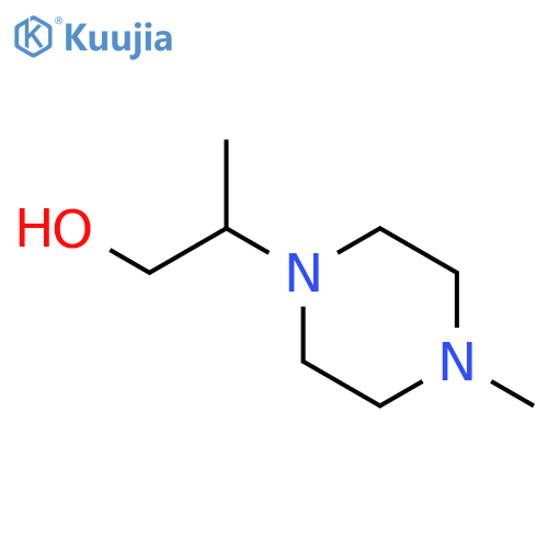 1-Piperazineethanol, b,4-dimethyl- structure