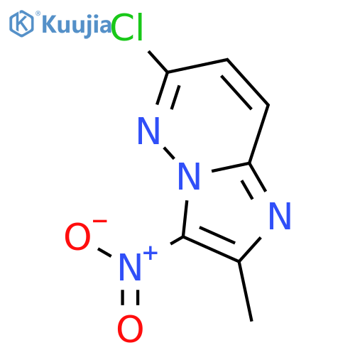 6-chloro-2-methyl-3-nitro-Imidazo[1,2-b]pyridazine structure