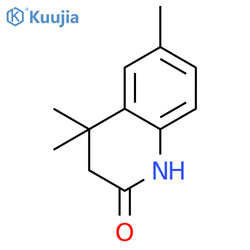 4,4,6-trimethyl-1,3-dihydroquinolin-2-one structure