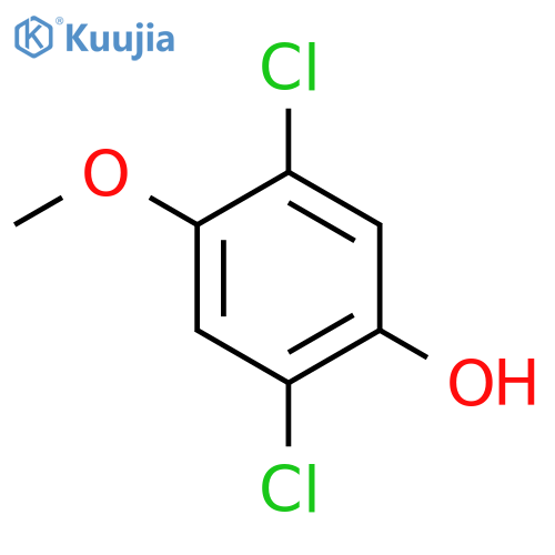 phenol, 2,5-dichloro-4-methoxy- structure