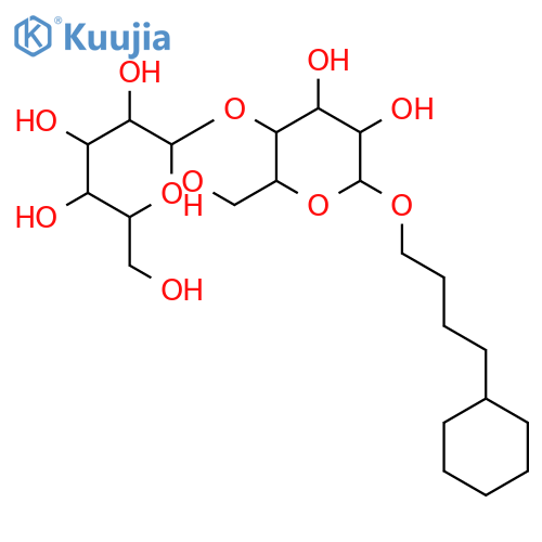 4-Cyclohexylbutyl-4-O-(a-D-glucopyranosyl)-b-D-glucopyranoside structure