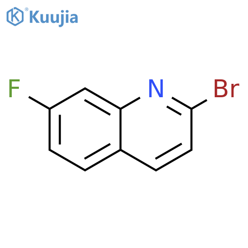 2-bromo-7-fluoroquinoline structure