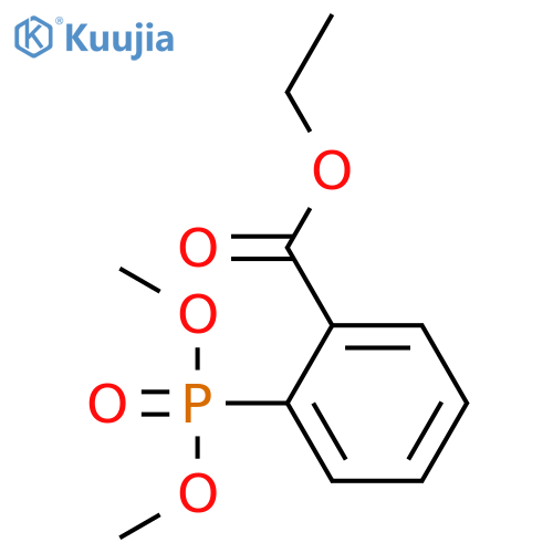 Benzoic acid, 2-(dimethoxyphosphinyl)-, ethyl ester structure