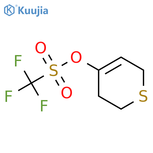 3,6-Dihydro-2H-thiopyran-4-yl trifluoromethanesulfonate structure