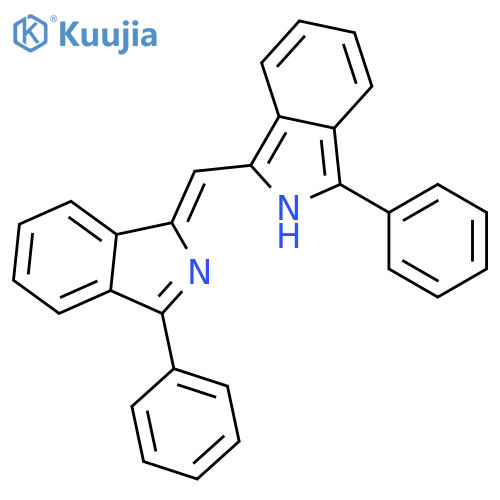 1H-Isoindole, 3-phenyl-1-[(3-phenyl-2H-isoindol-1-yl)methylene]- structure