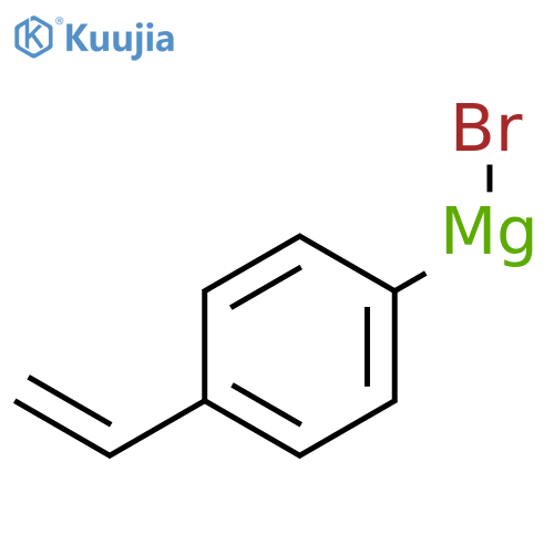 Magnesium, bromo(4-ethenylphenyl)- structure