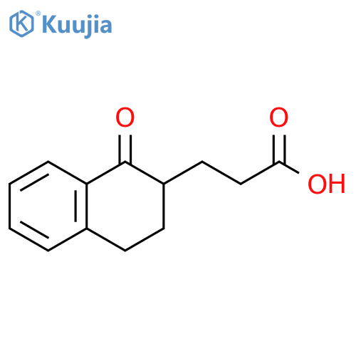 2-Naphthalenepropanoic acid, 1,2,3,4-tetrahydro-1-oxo- structure