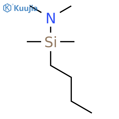 Silanamine,1-butyl-N,N,1,1-tetramethyl- structure