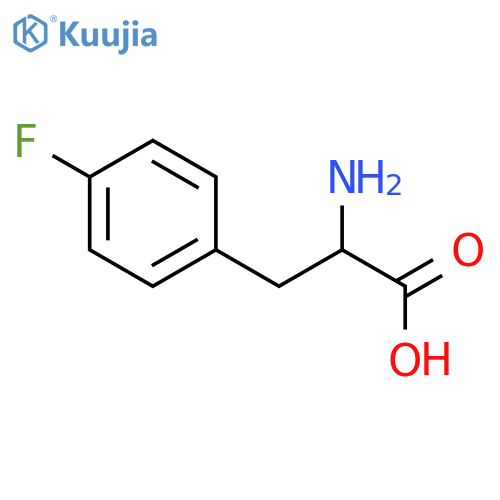 (2R)-2-amino-3-(4-fluorophenyl)propanoic acid structure