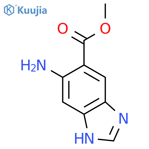 6-amino-1H-Benzimidazole-5-carboxylic acid methyl ester structure