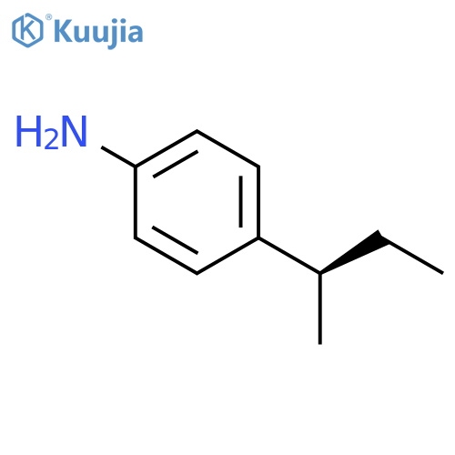 Benzenamine,4-[(1R)-1-methylpropyl]- structure