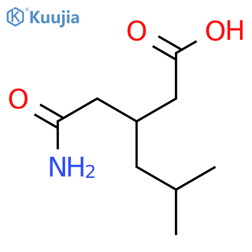 Hexanoicacid, 3-(2-amino-2-oxoethyl)-5-methyl-, (3S)- structure
