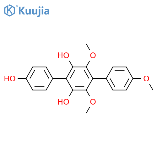 [p-Terphenyl]-2',3',4,4'',5',6'-hexol; 2',4,6'-Tri-Me ether structure