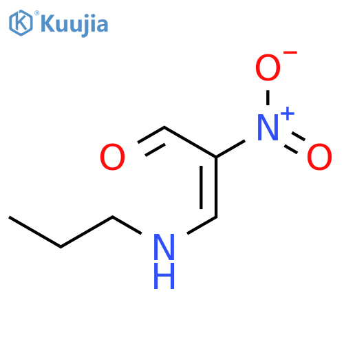 2-Propenal, 2-nitro-3-(propylamino)- structure