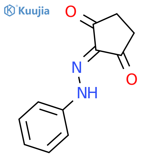 1,2,3-CYCLOPENTANETRIONE, 2-(PHENYLHYDRAZONE) structure