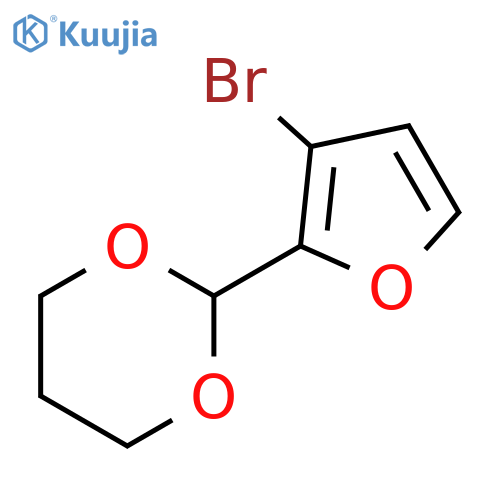 2-(3-Bromo-2-furyl)-1,3-dioxane structure